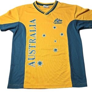 Oz Designs Australia Jersey, Green/Yellow, Mens‎ Size Small